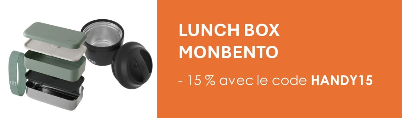 Lunch Box MonBento -15% avec le code HANDY15